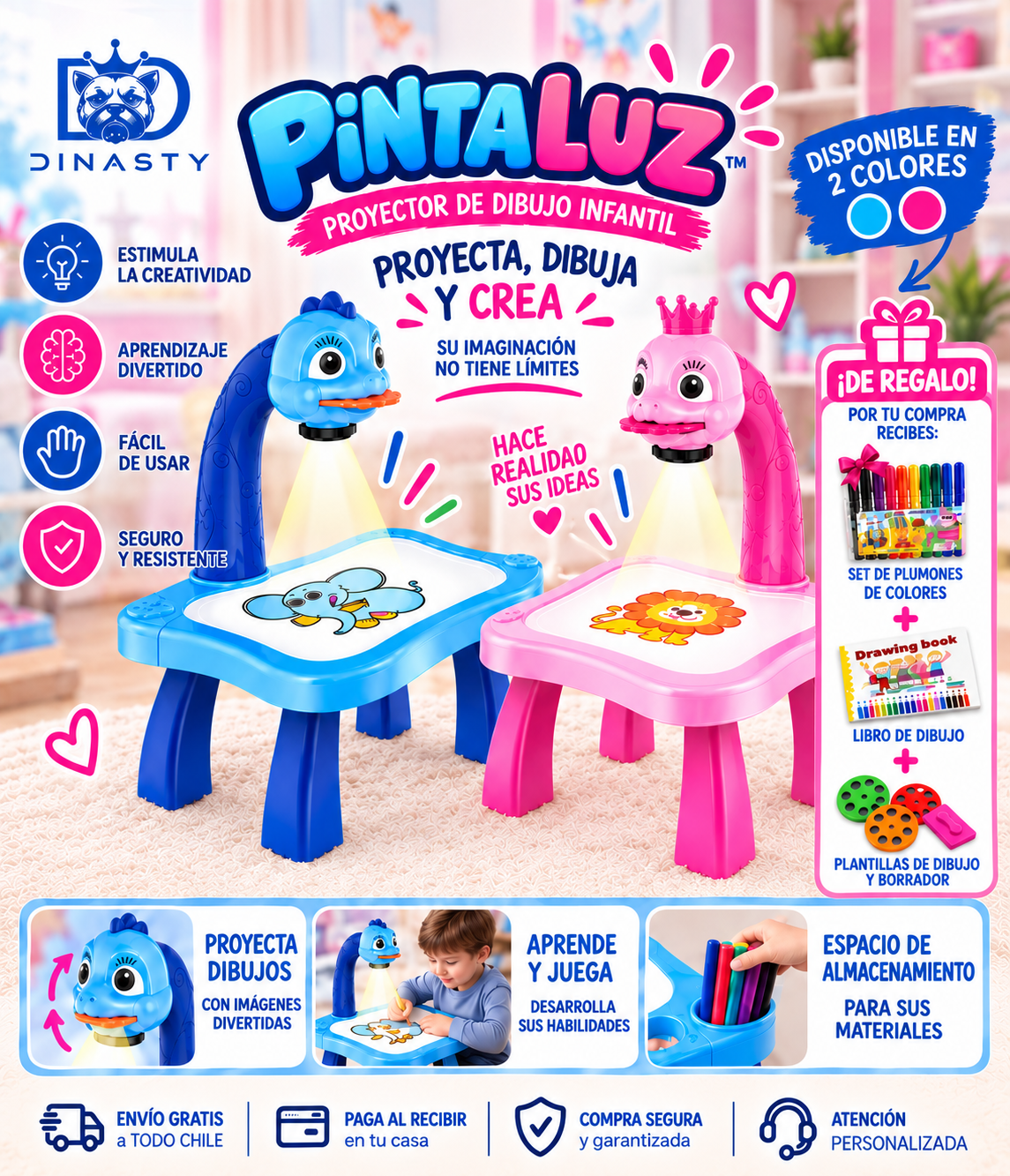 PintaLuz™ | Proyecta, dibuja y crea